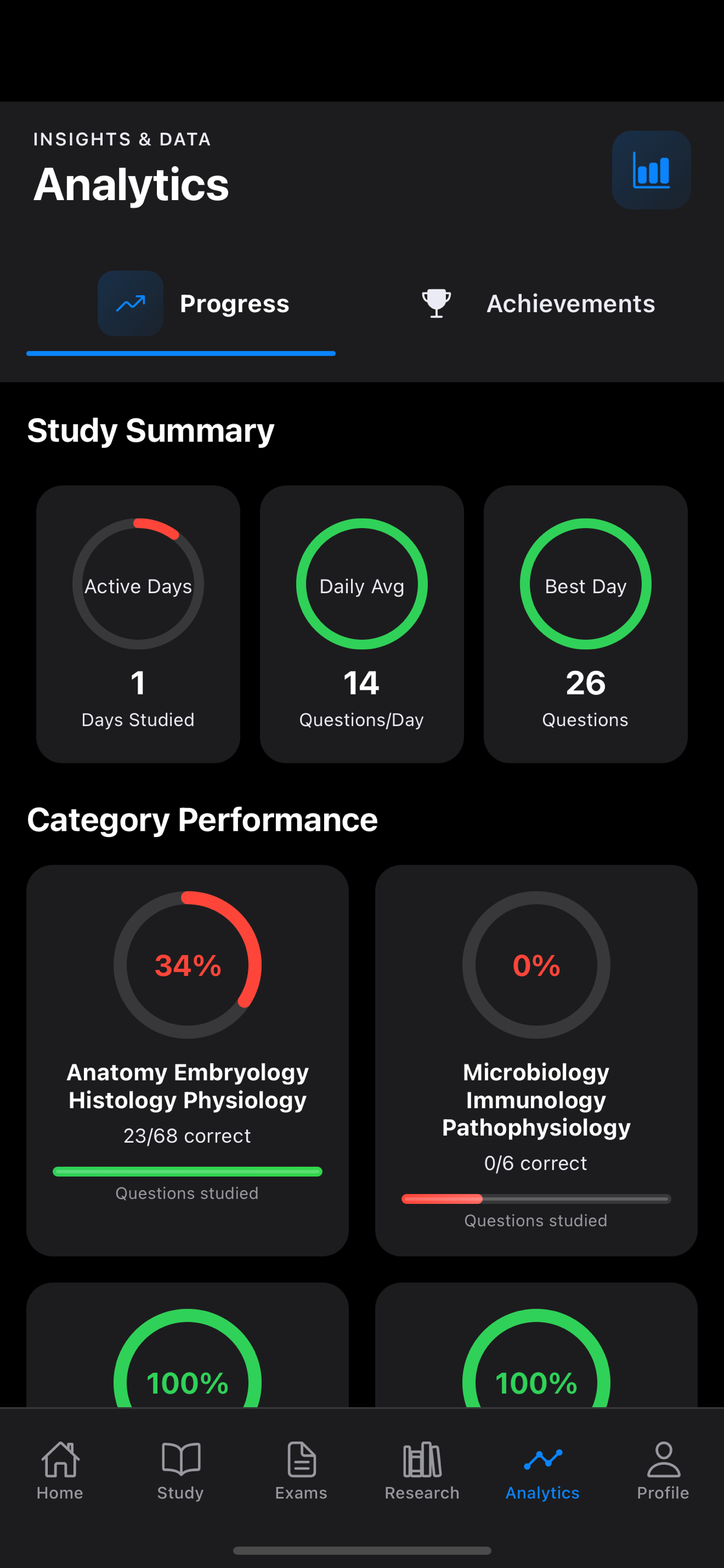 Question Interface Dark